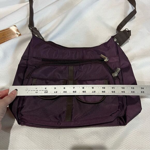 Gold Coast Dark Purple Nylon Purse - Picture 6 of 8